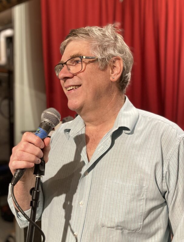 Don Stratton calling a dance
